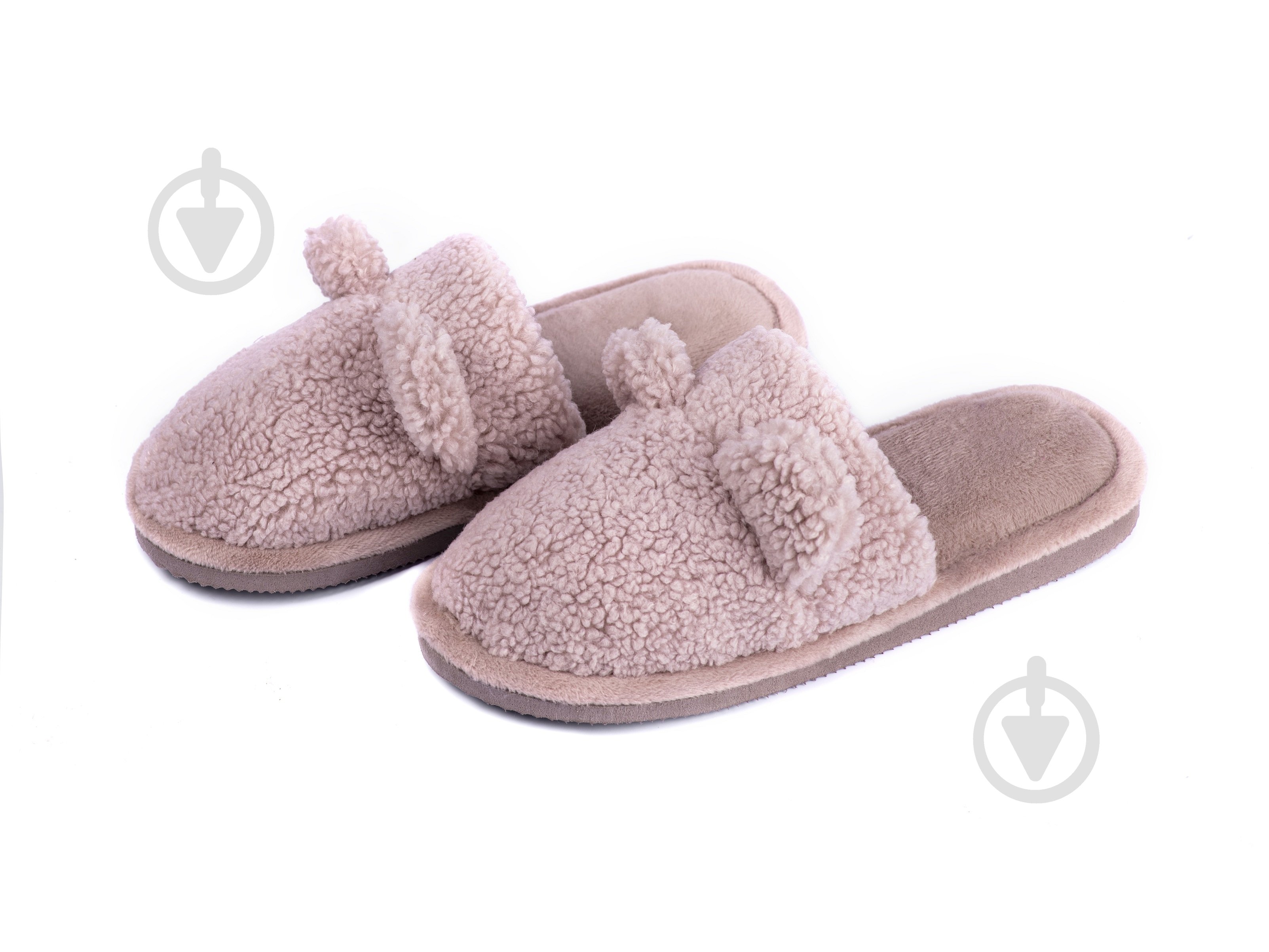 Тапочки детские для девочки Twins HS меховые Teddi р.32/33 розовый - фото 1