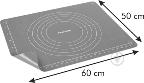 Поверхня для розкачування тіста Tescoma DELICIA SiliconPRIME 60x50 см 629449 - фото 5