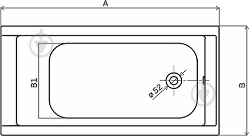 Ванна Kolo Supero 5342000 160х70 см прямоугольная с ножками - фото 2