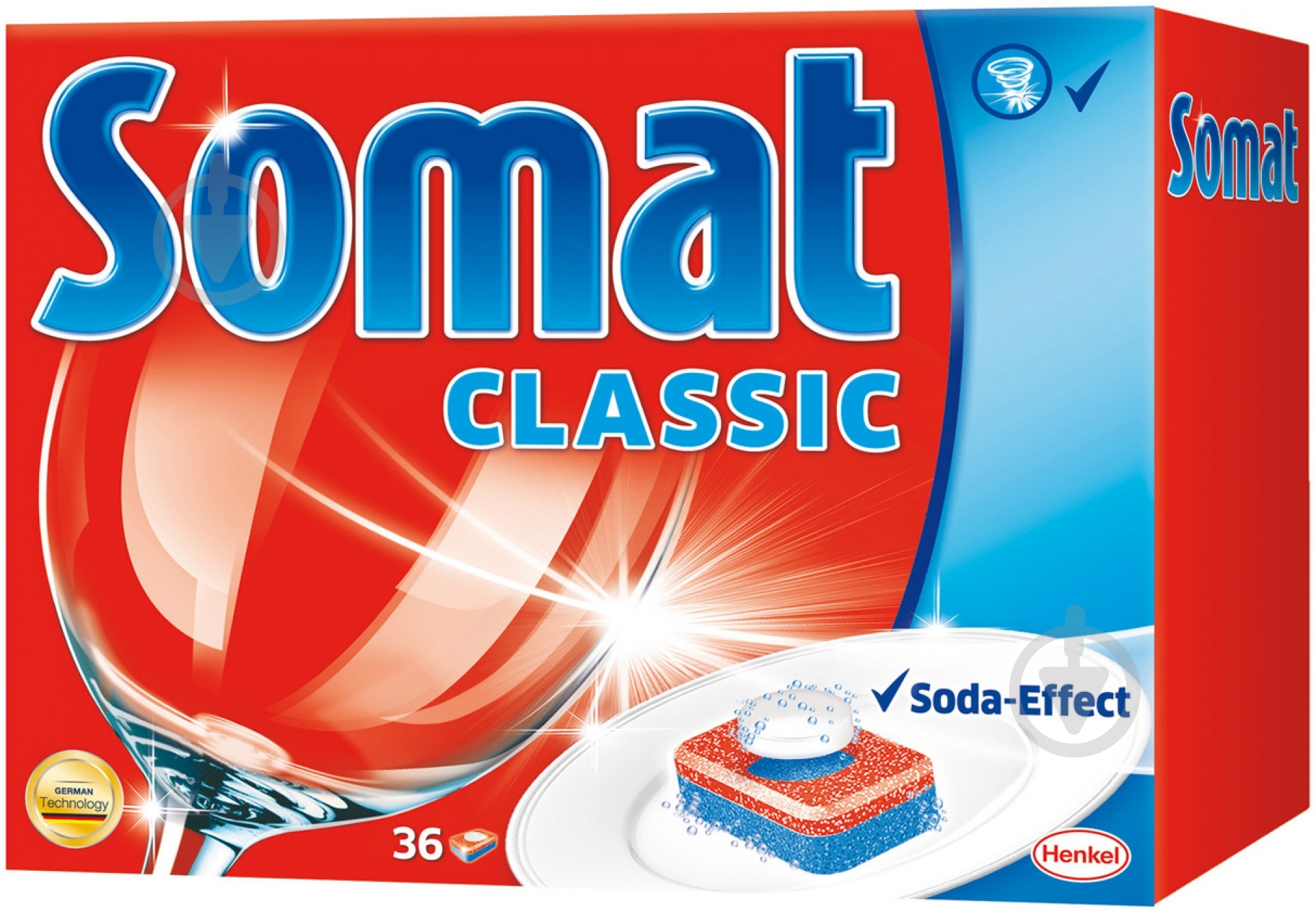 Таблетки для посудомийних машин Somat Classic Soda-effect 36 шт. - фото 1