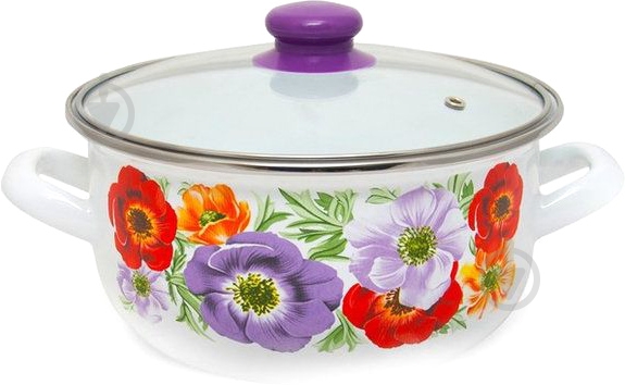 Кастрюля Infinity Flowers 2,9 л - фото 1 Кастрюля Infinity Flowers 2,9 л - фото 1