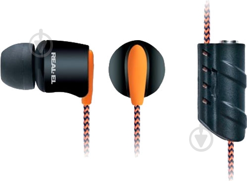 Навушники Real-el Z-1700 orange - фото 1
