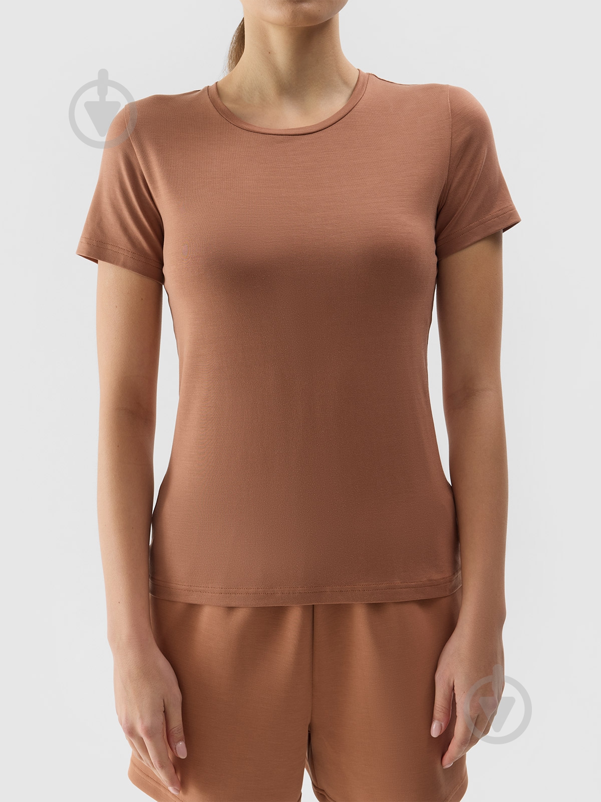 Футболка 4F TSHIRT F1267 4FWSS24TTSHF1267-81S р.S коричневый - фото 4 Футболка 4F TSHIRT F1267 4FWSS24TTSHF1267-81S р.S коричневый - фото 4