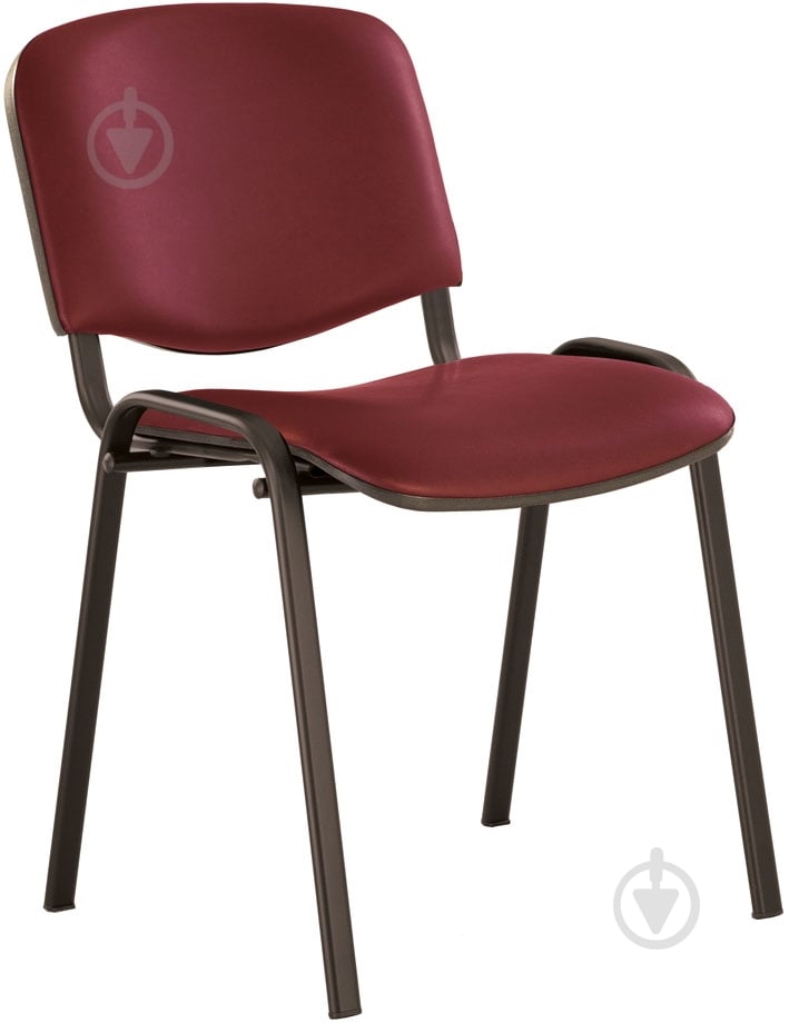 Стул Nowy Styl ISO-17 Black V-25 вишневый - фото 1 Стул Nowy Styl ISO-17 Black V-25 вишневый - фото 1