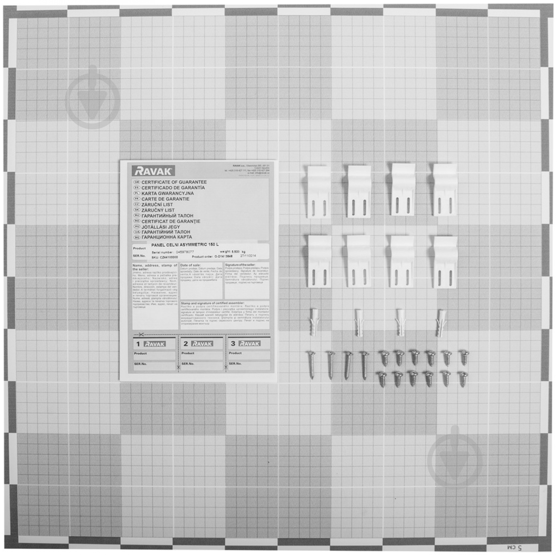 Панель для ванны Ravak Asymmetric150 L с креплением - фото 2 Панель для ванны Ravak Asymmetric150 L с креплением - фото 2