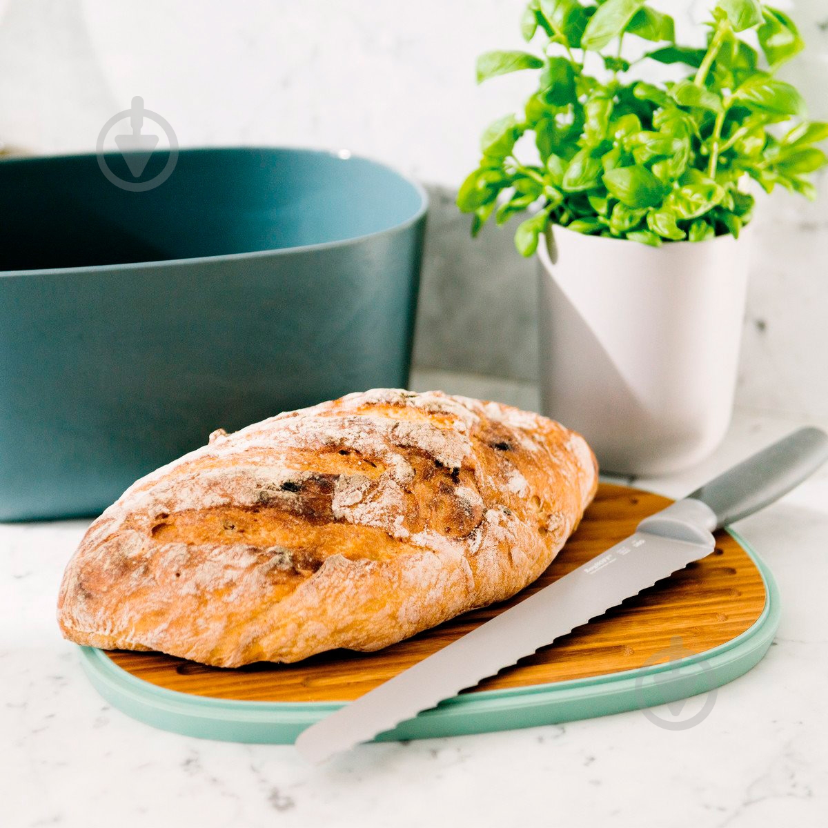 Хлебница BergHOFF LEO с разделочной доской - фото 4