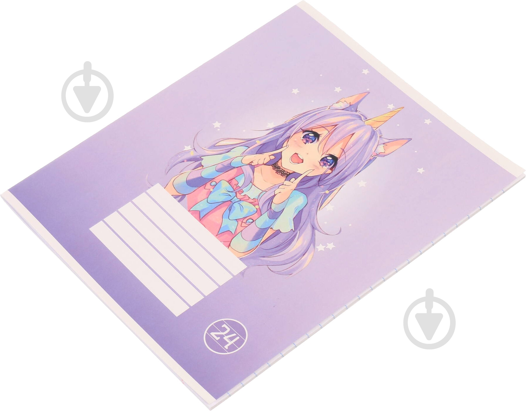 Тетрадь школьная Anime скоба 24 листов в линию Мечты сбываются - фото 3