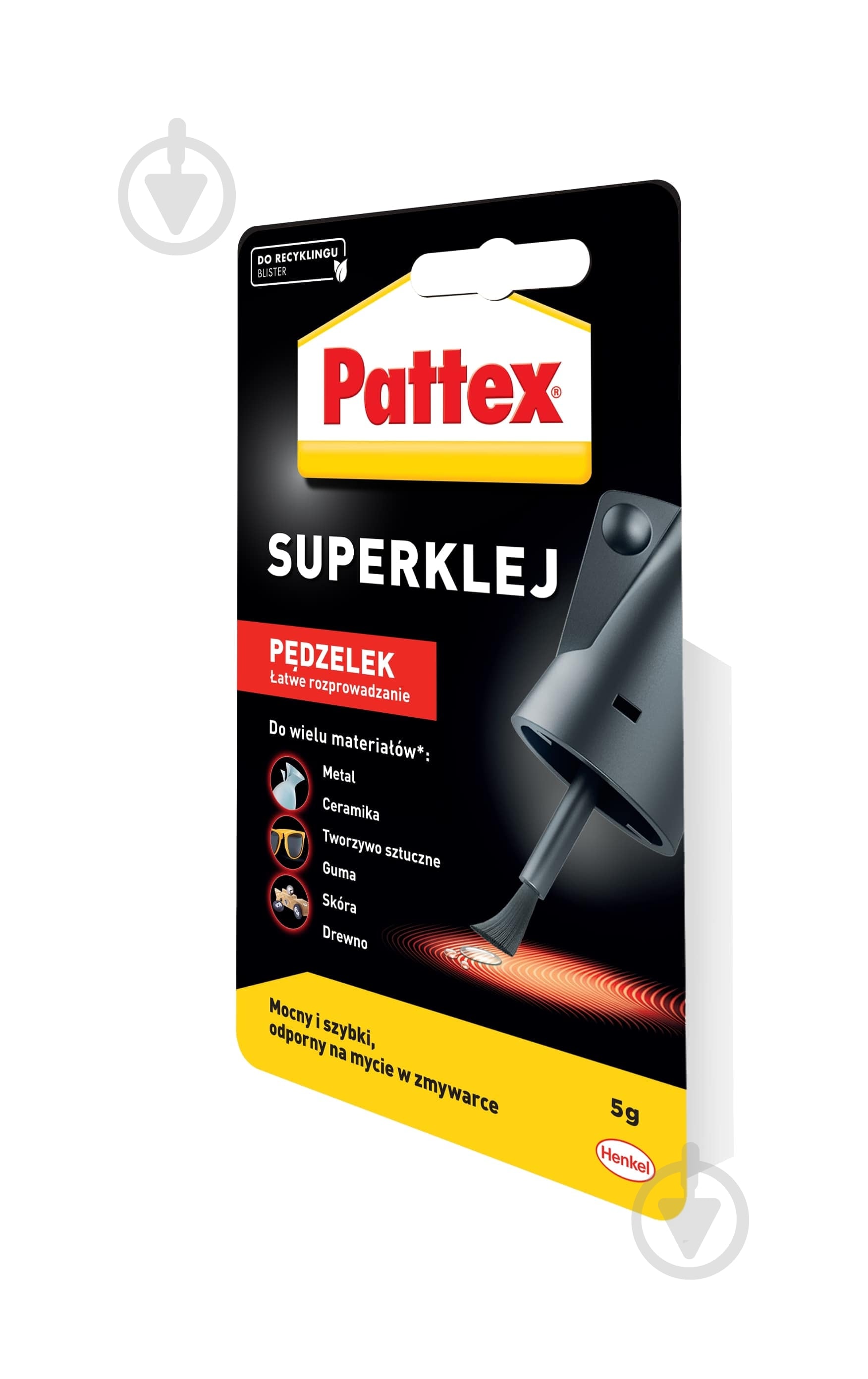 Суперклей Pattex с кисточкой 5 г - фото 1 Суперклей Pattex с кисточкой 5 г - фото 1