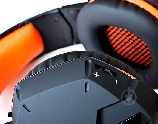 Навушники Real-el GDX-7700 SURROUND 7.1 black/orange - фото 3