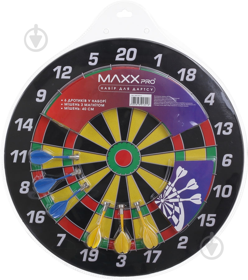 Дартс магнитный MaxxPro магнитный d40 см - фото 1