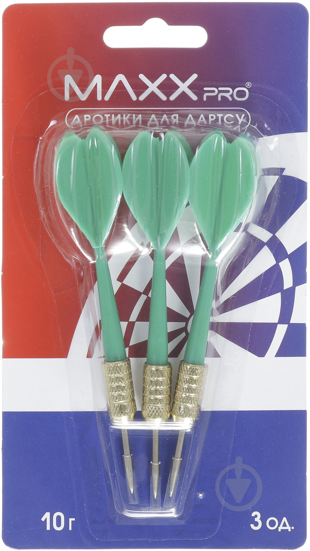 Дротики для дартса MaxxPro стальные 3 шт. - фото 1 Дротики для дартса MaxxPro стальные 3 шт. - фото 1