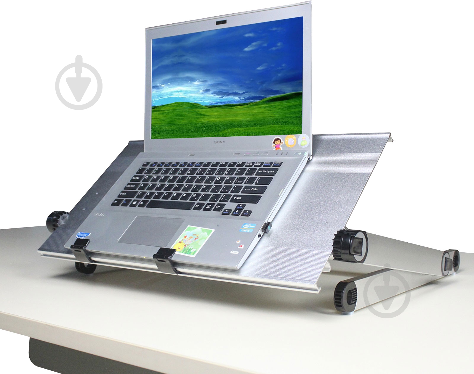 Столик для ноутбука UFT S3 silver - фото 2 Столик для ноутбука UFT S3 silver - фото 2