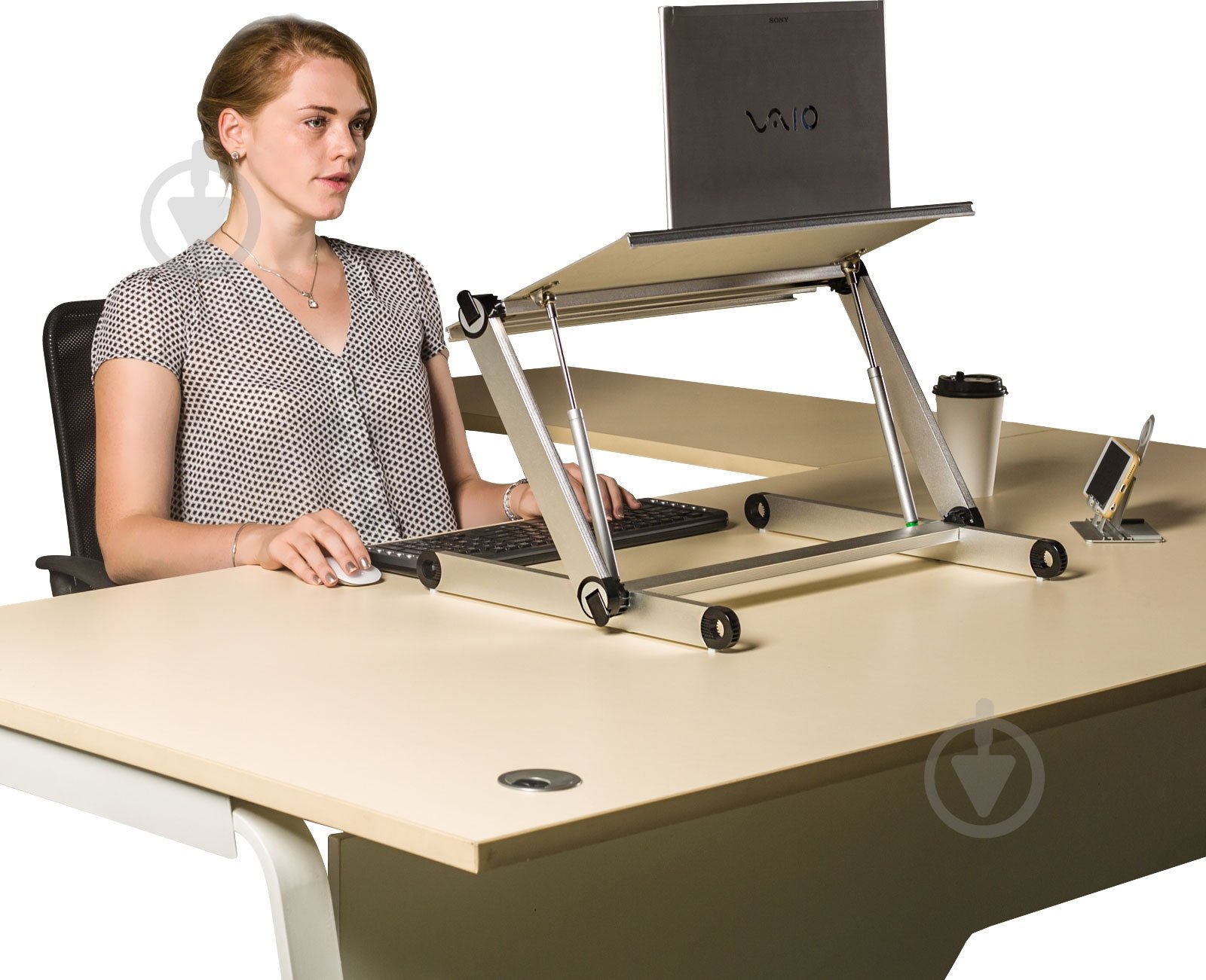 Столик для ноутбука UFT S3 silver - фото 3 Столик для ноутбука UFT S3 silver - фото 3