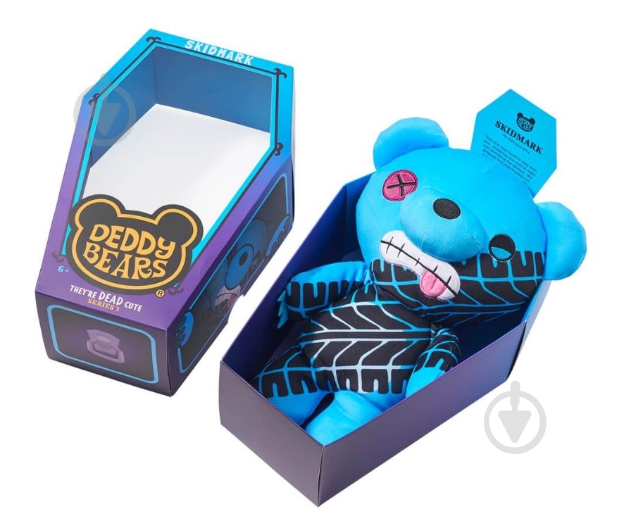 М'яка іграшка DEDDY BEARS Skidmark Серія-3 DB31202 - фото 4 М'яка іграшка DEDDY BEARS Skidmark Серія-3 DB31202 - фото 4