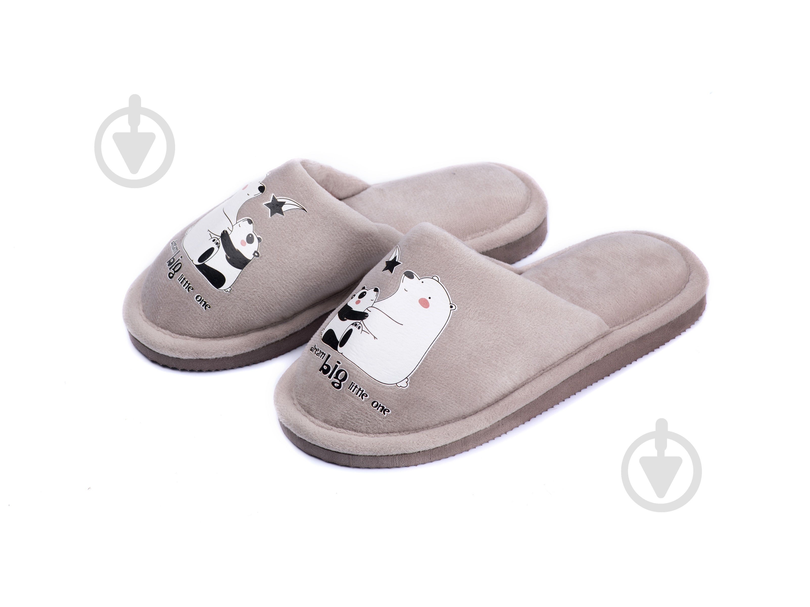 Тапочки детские для девочки Twins HS-OZ с рисунком р.32/33 персиковый - фото 1