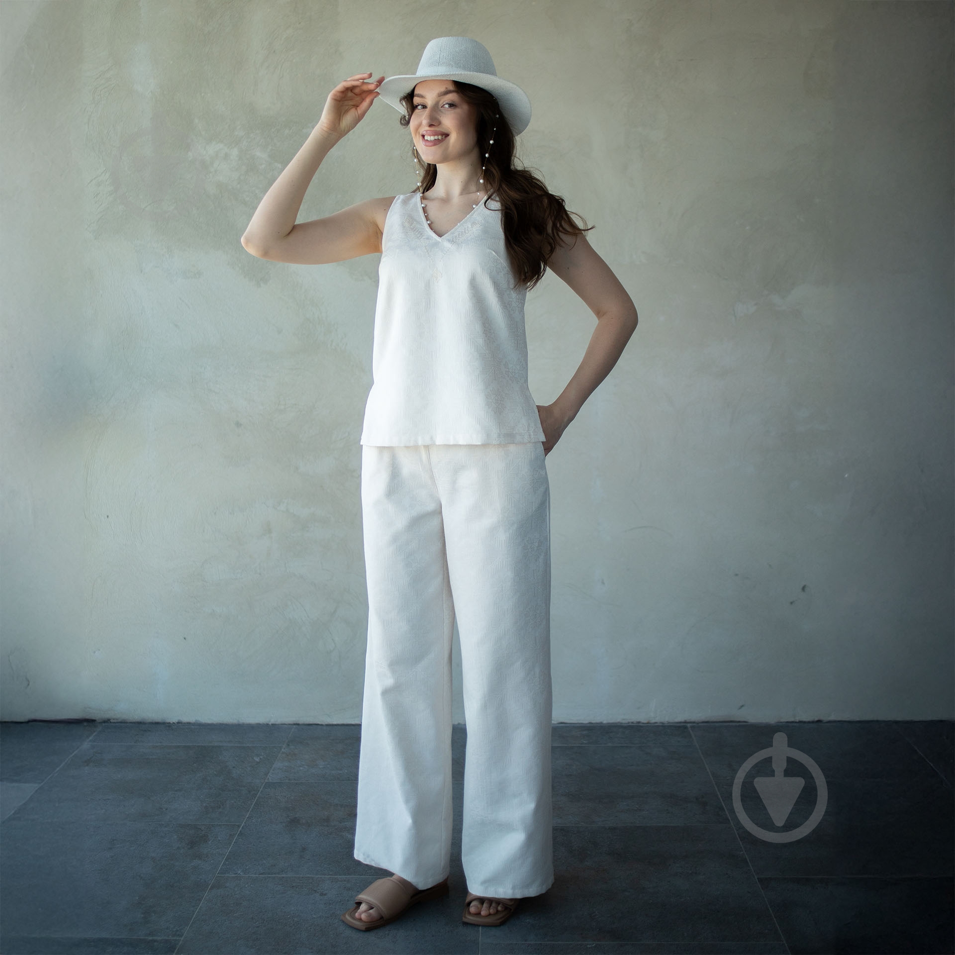 Штани жіночі Едельвіка 02-25/00 р.M бежевий - фото 1 Штани жіночі Едельвіка 02-25/00 р.M бежевий - фото 1