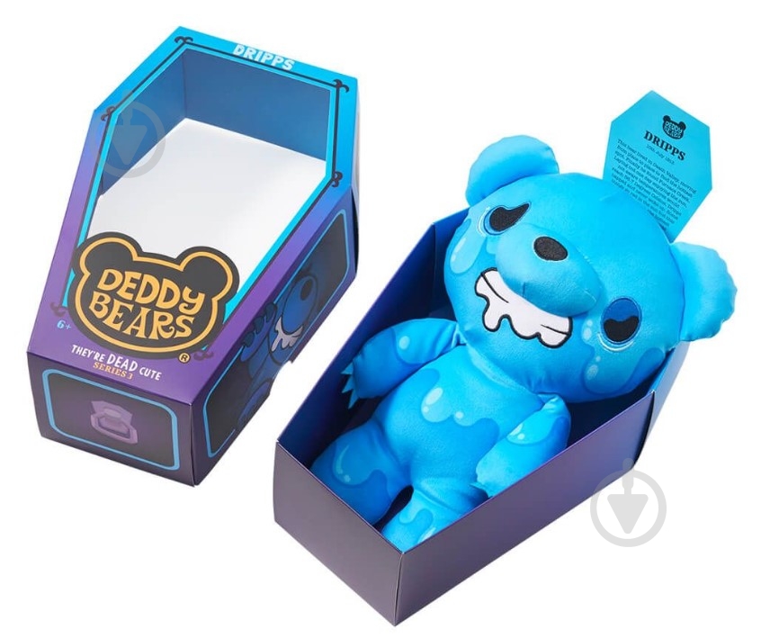 Мягкая игрушка DEDDY BEARS Dripps Серия-3 голубой DB31206 - фото 3