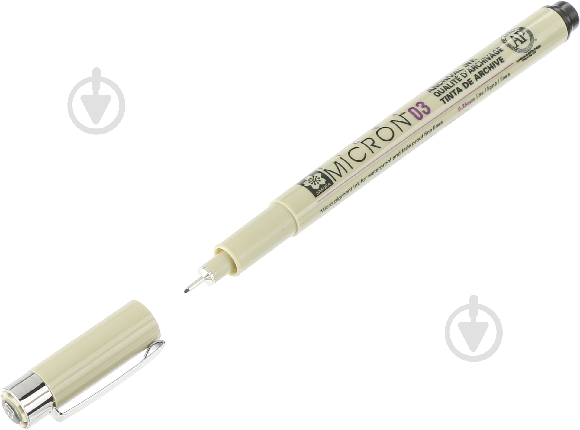 Линер PIGMA Micron (0.3) Черный  0,35 мм SAKURA - фото 2