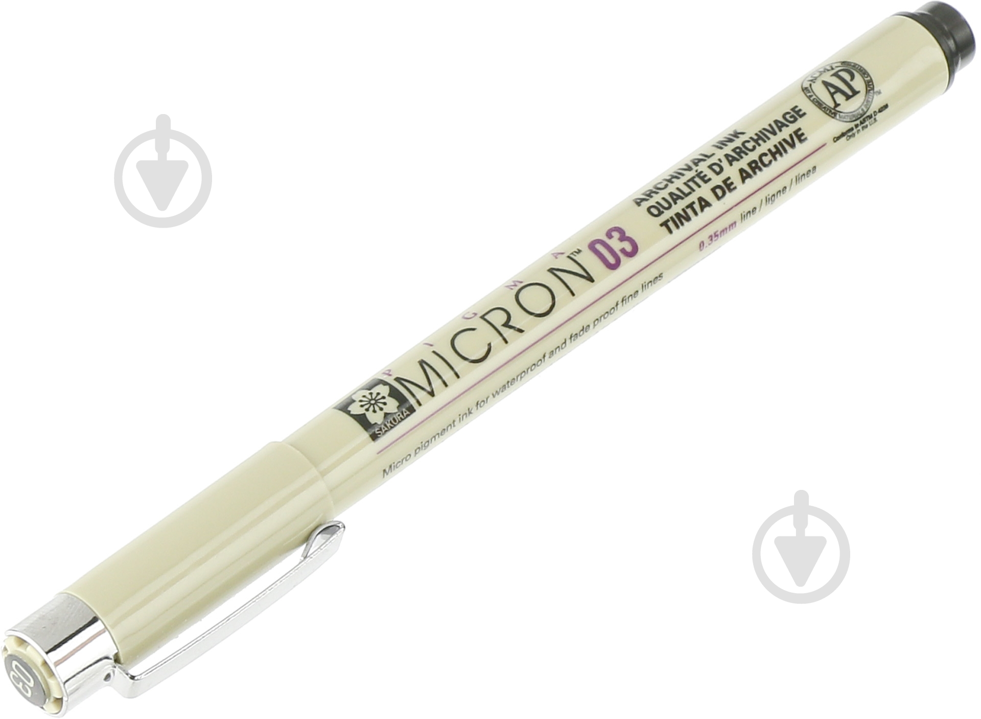 Линер PIGMA Micron (0.3) Черный  0,35 мм SAKURA - фото 1