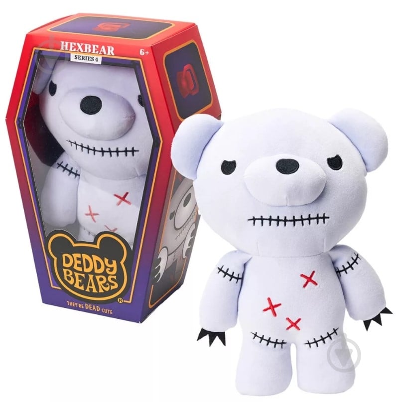 Мягкая игрушка DEDDY BEARS Hexbear Серия-4 белый DB41203 - фото 1 Мягкая игрушка DEDDY BEARS Hexbear Серия-4 белый DB41203 - фото 1