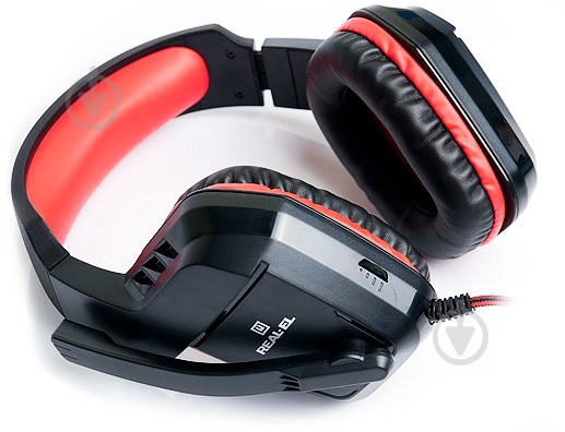 Наушники Real-el GDX-7550 black/red (EL124100029) - фото 3 Наушники Real-el GDX-7550 black/red (EL124100029) - фото 3