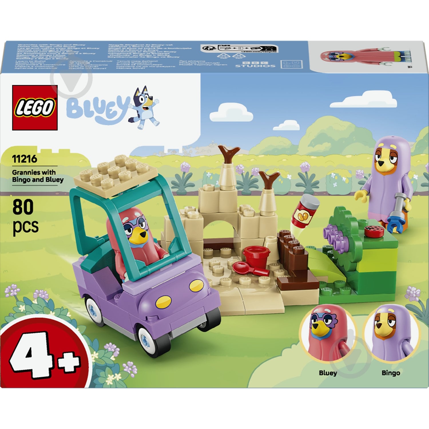 Конструктор LEGO Bluey «Бабусі» з Бінго та Блуї 11216 - фото 1