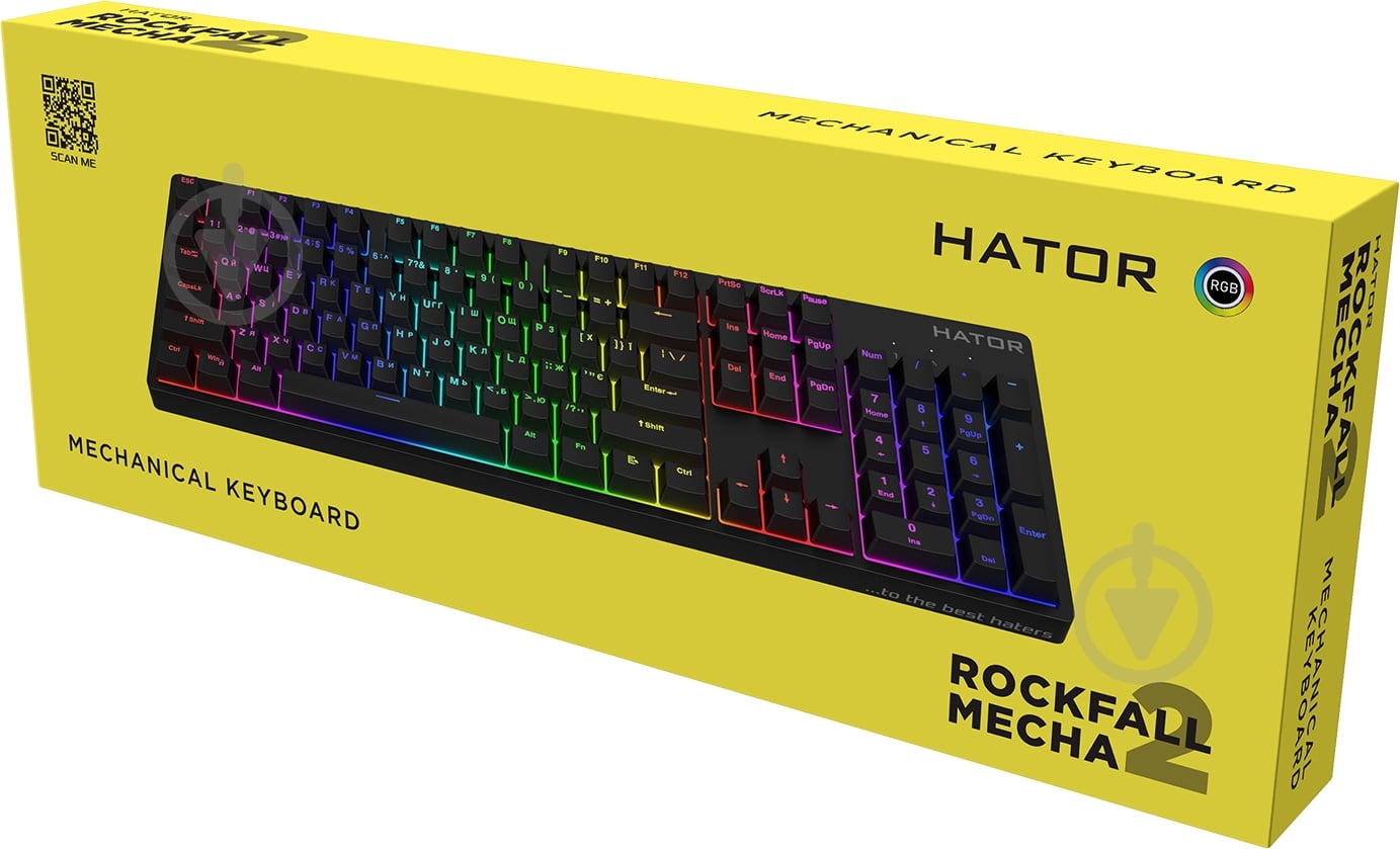 Клавиатура Hator Rockfall 2 Mecha indigo (HTK-715) black - фото 6