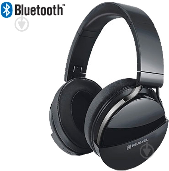Наушники Real-el GD-880 Bluetooth black - фото 1 Наушники Real-el GD-880 Bluetooth black - фото 1