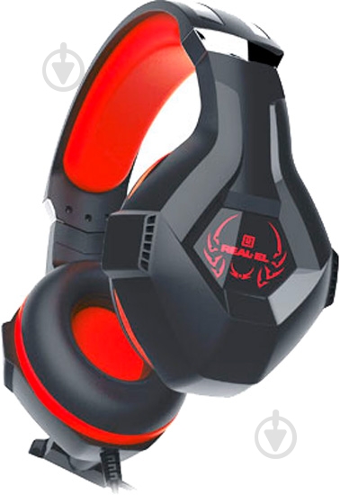 Навушники Real-el GDX-7575 black/red - фото 5 Навушники Real-el GDX-7575 black/red - фото 5