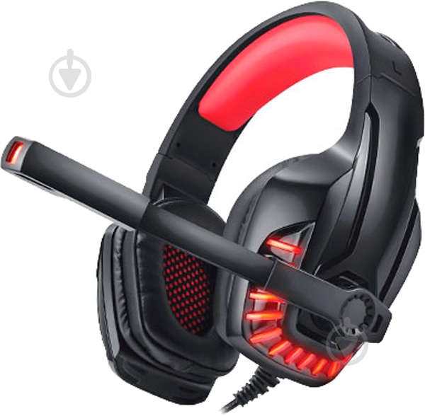 Наушники Real-el GDX-7650 black/red - фото 2