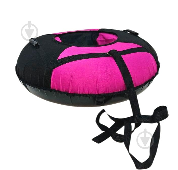 Тюбінг TAKE&RIDE Ватрушка 120 см малиново-чорний - фото 1 Тюбінг TAKE&RIDE Ватрушка 120 см малиново-чорний - фото 1