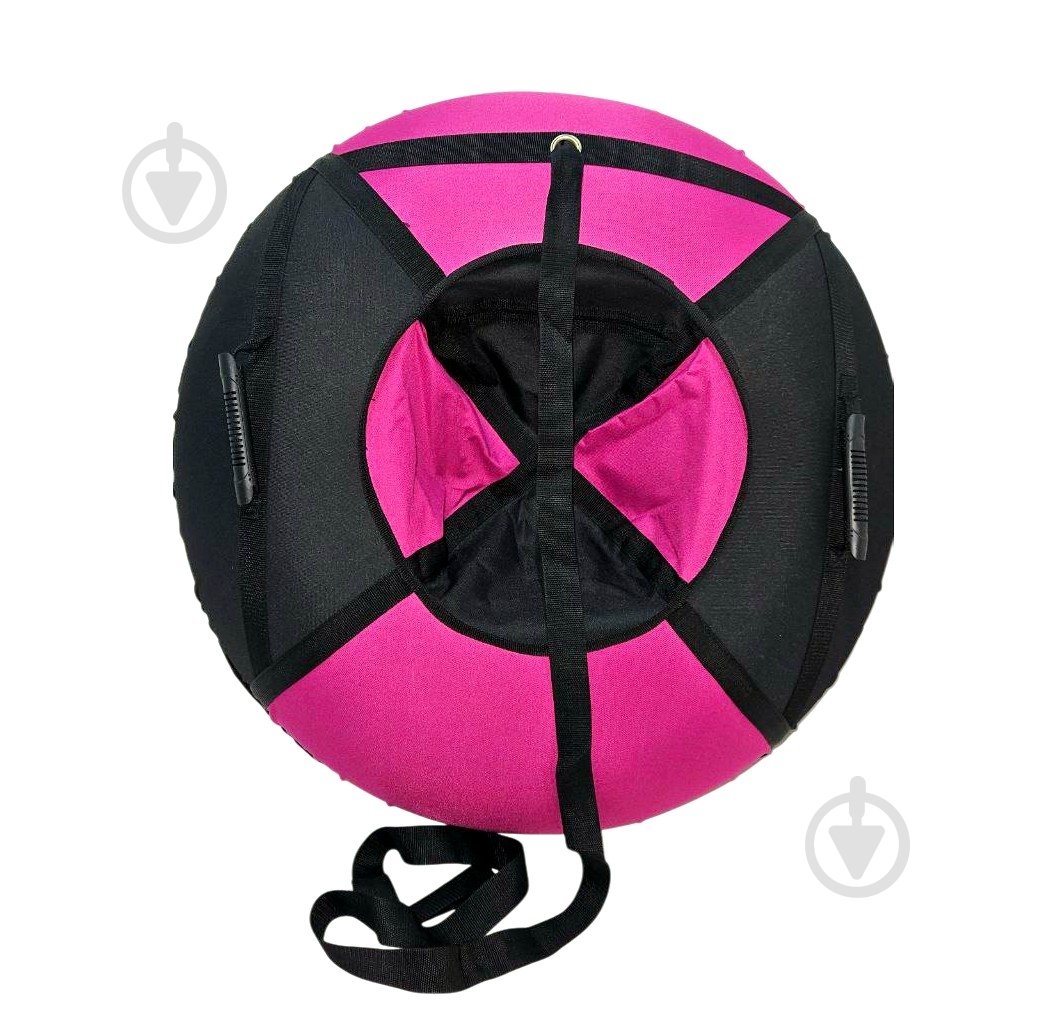 Тюбінг TAKE&RIDE Ватрушка 120 см малиново-чорний - фото 2 Тюбінг TAKE&RIDE Ватрушка 120 см малиново-чорний - фото 2
