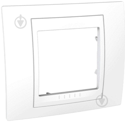 Рамка Schneider Electric Unica Plus белый MGU6.002.18 - фото 1