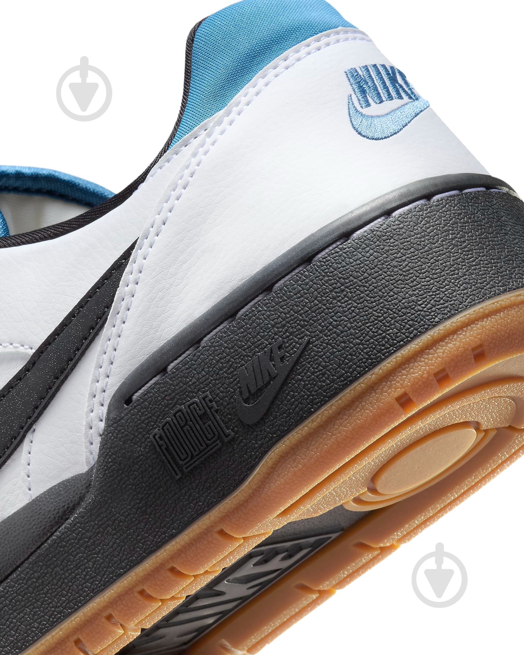 Кроссовки мужские демисезонные Nike FULL FORCE LOW HJ7262-100 р.43 белые - фото 7