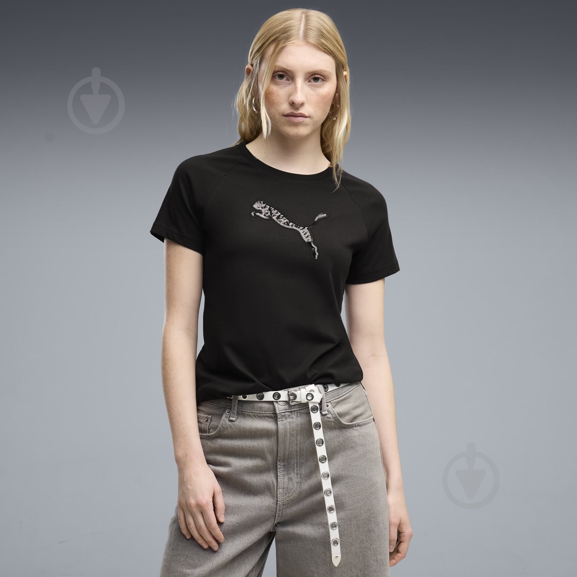Футболка Puma ESS SEQUINS Tee 69457601 р.S черный - фото 3 Футболка Puma ESS SEQUINS Tee 69457601 р.S черный - фото 3