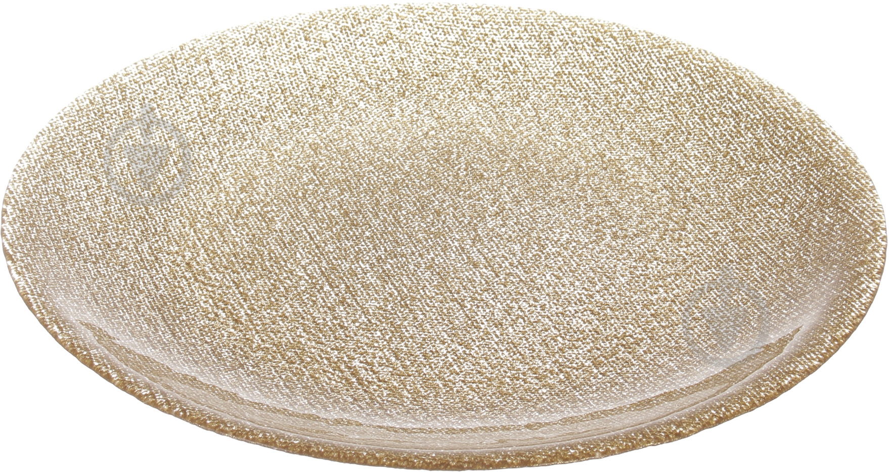 Блюдо Dekor Cam Seta 33 золотий - фото 2