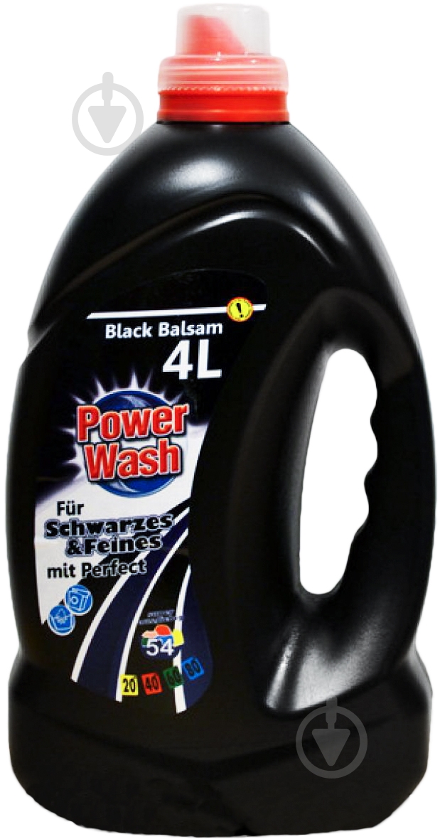 Гель для машинной и ручной стирки Wash Plus Black 4 л - фото 1