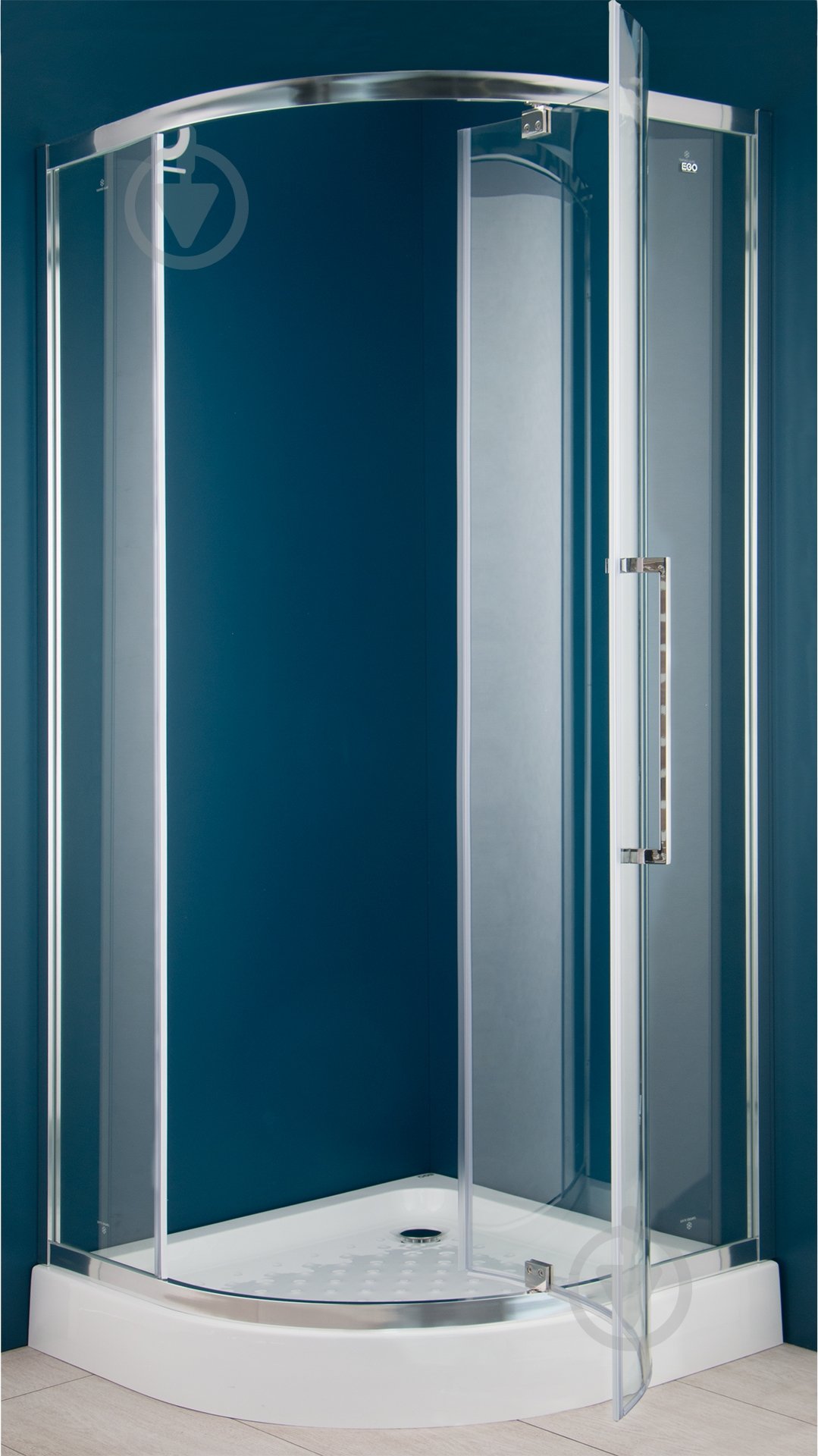 Душевая кабина EGO Quadrant Pivot LEX K-P14 900x900x2035 профиль хром,стекло прозрачное - фото 1 Душевая кабина EGO Quadrant Pivot LEX K-P14 900x900x2035 профиль хром,стекло прозрачное - фото 1