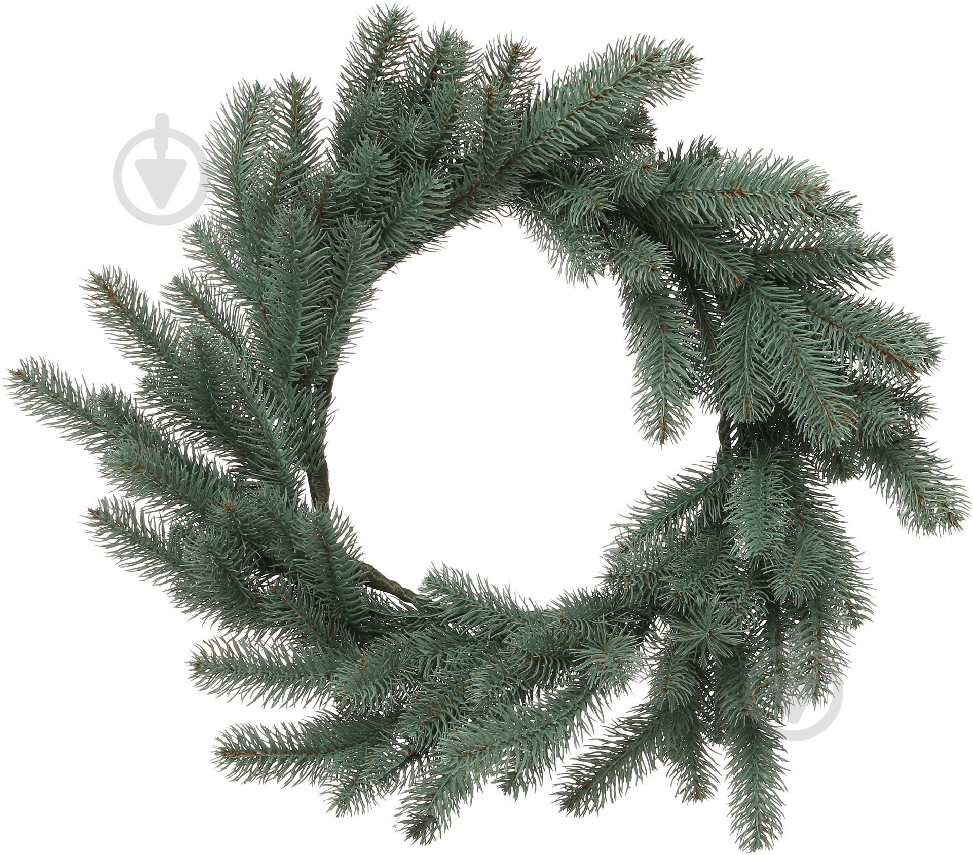 Вінок новорічний Альпійский блакитний d500 мм - фото 1 Вінок новорічний Альпійский блакитний d500 мм - фото 1