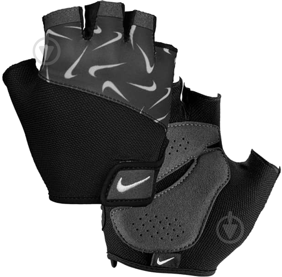 Рукавички для фітнесу Nike W GYM ELEMENTAL FG PRINTED р. S чорний - фото 1