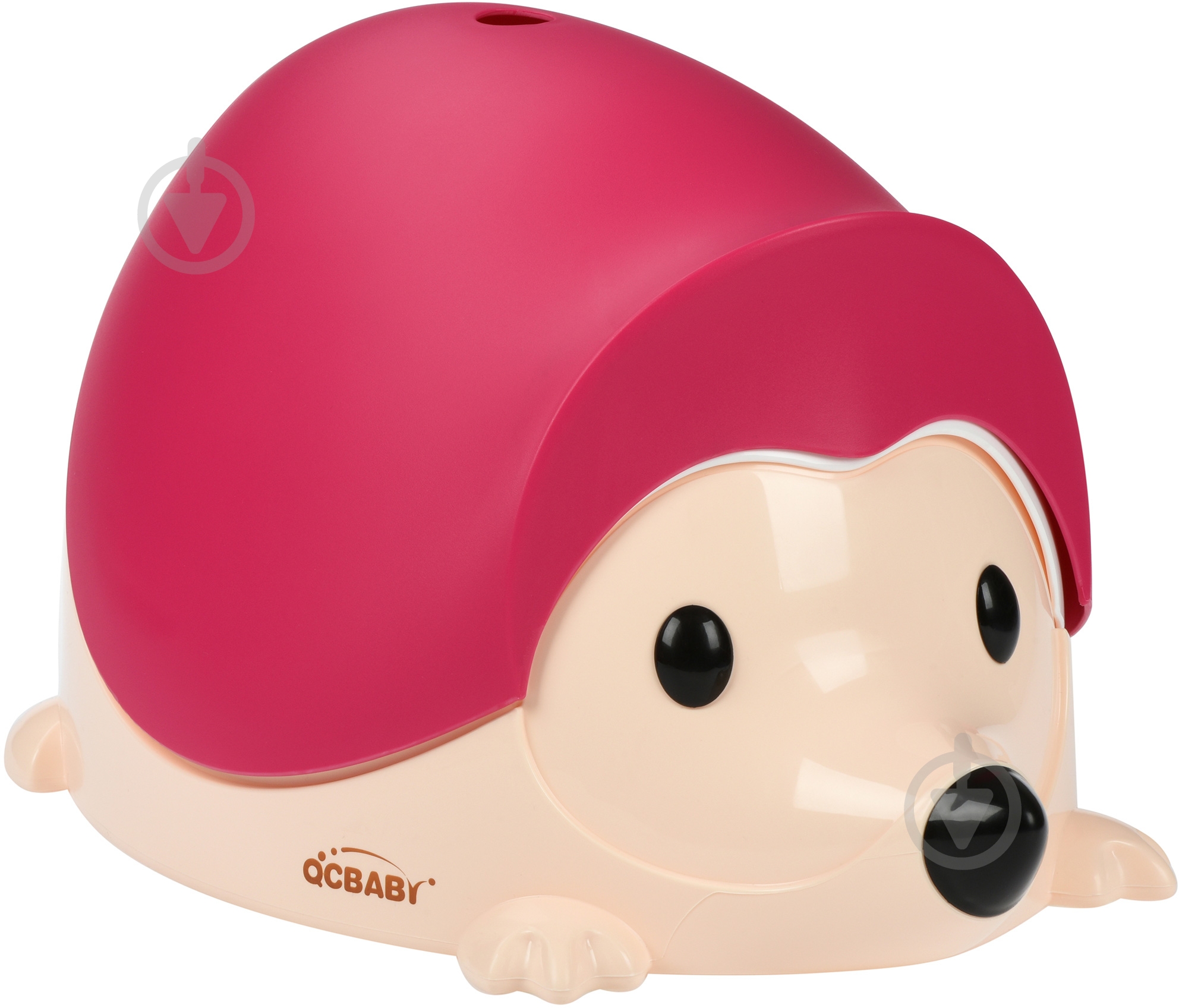 Горшок QCBABY Ежик розовый - фото 1 Горшок QCBABY Ежик розовый - фото 1
