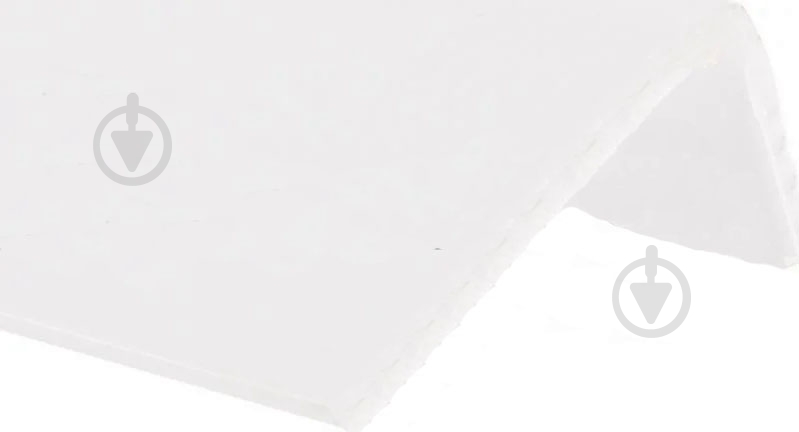 Уголок Dardan ПВХ 10х20х3000 мм белый - фото 1