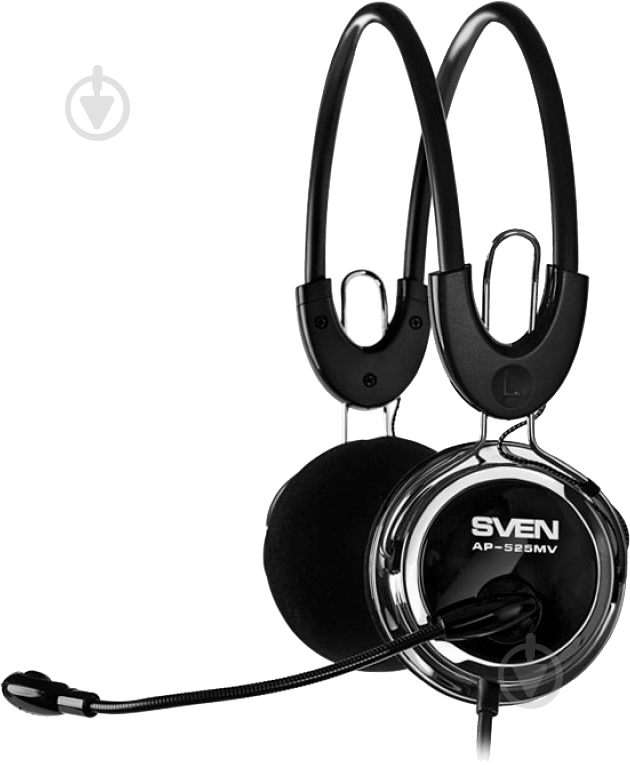 Наушники Sven AP-525MV black/silver - фото 2