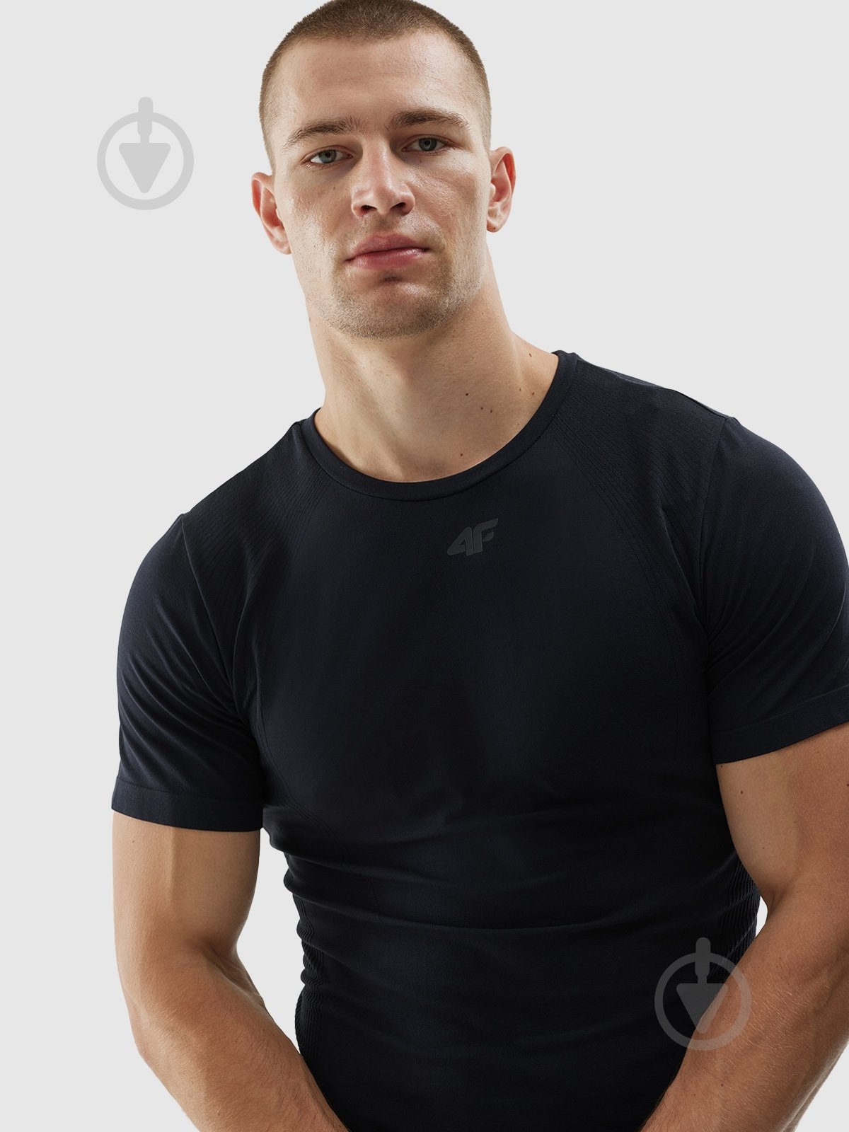 Футболка 4F TSHIRT FNK M0975 4FWAW24TFTSM0975-22S р.LXL сірий - фото 1