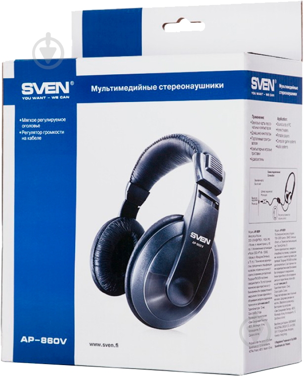 Навушники Sven AP-860V black - фото 3