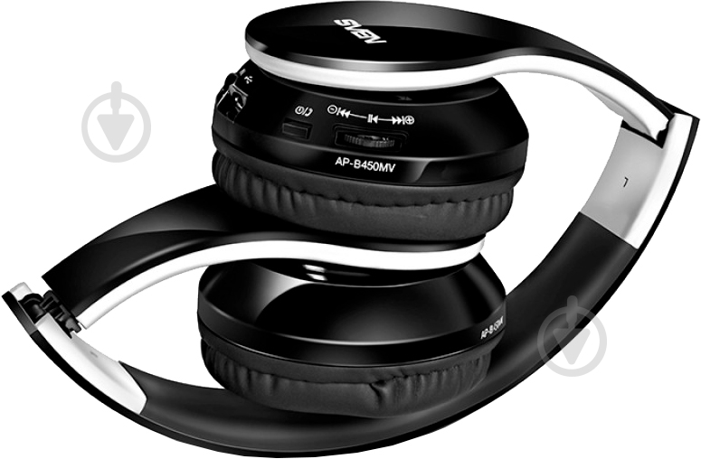 Наушники Sven AP-B450MV black/white - фото 5