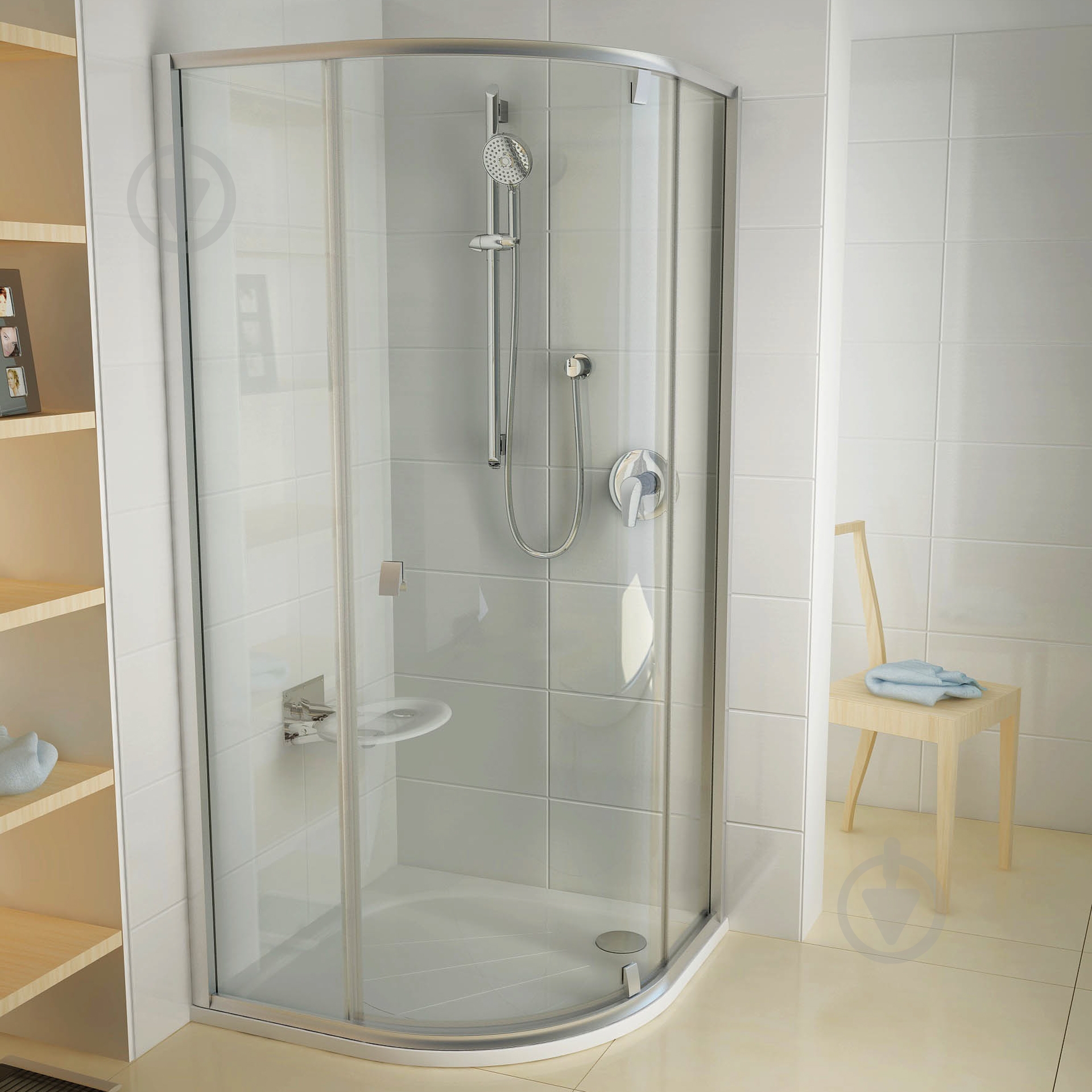 Душевая кабина Ravak Pivot PSKK3-80 пр.хром, TRANSPARENT (37644C00Z1) - фото 2