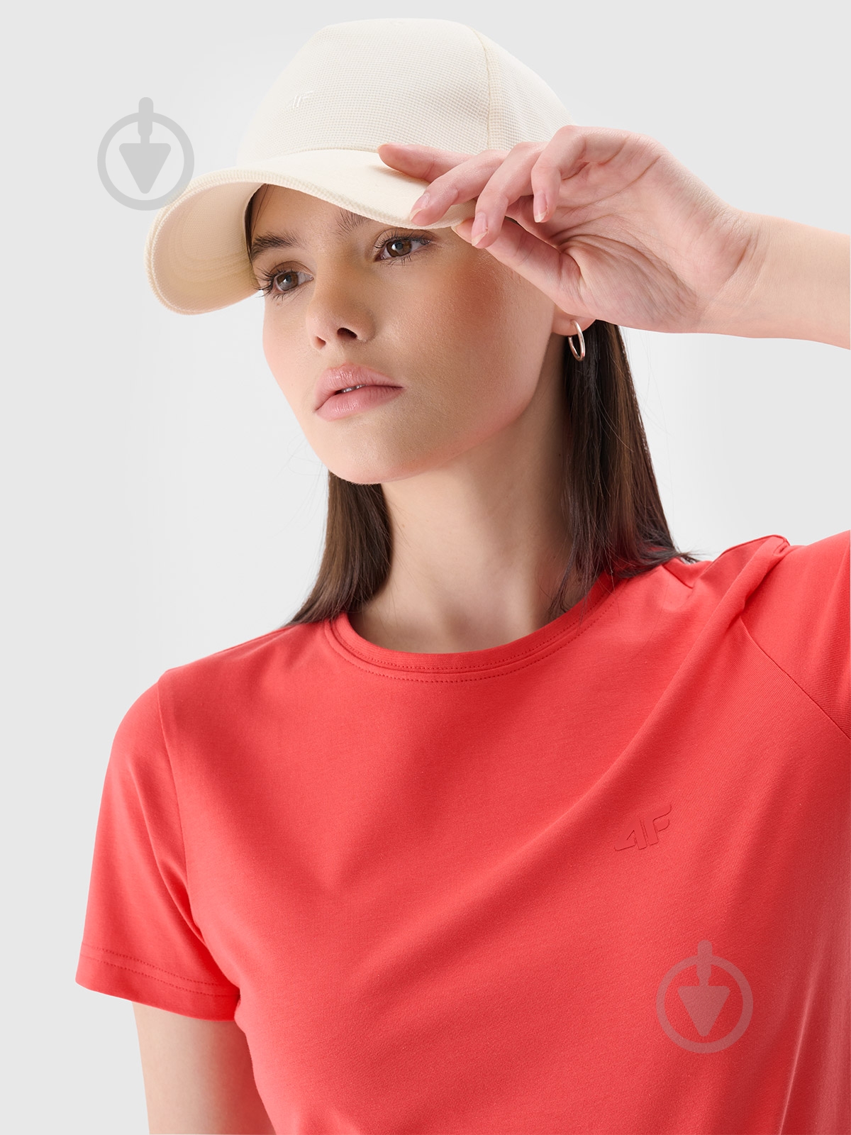 Футболка 4F TSHIRT F2255 4FWMM00TTSHF2255-62S р.2XL червоний - фото 2