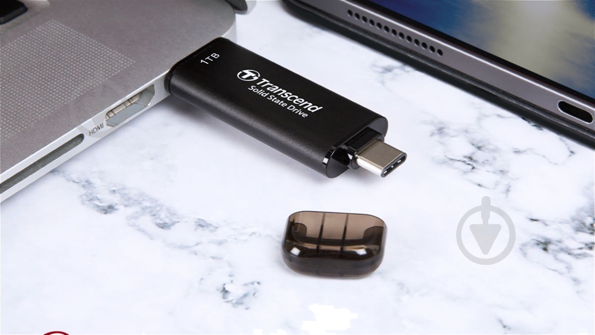 SSD-накопичувач Transcend USB 10Gbps Type C/A 512GB Portable USB 3.2 3D NAND (TS512GESD310C) - фото 5 SSD-накопичувач Transcend USB 10Gbps Type C/A 512GB Portable USB 3.2 3D NAND (TS512GESD310C) - фото 5