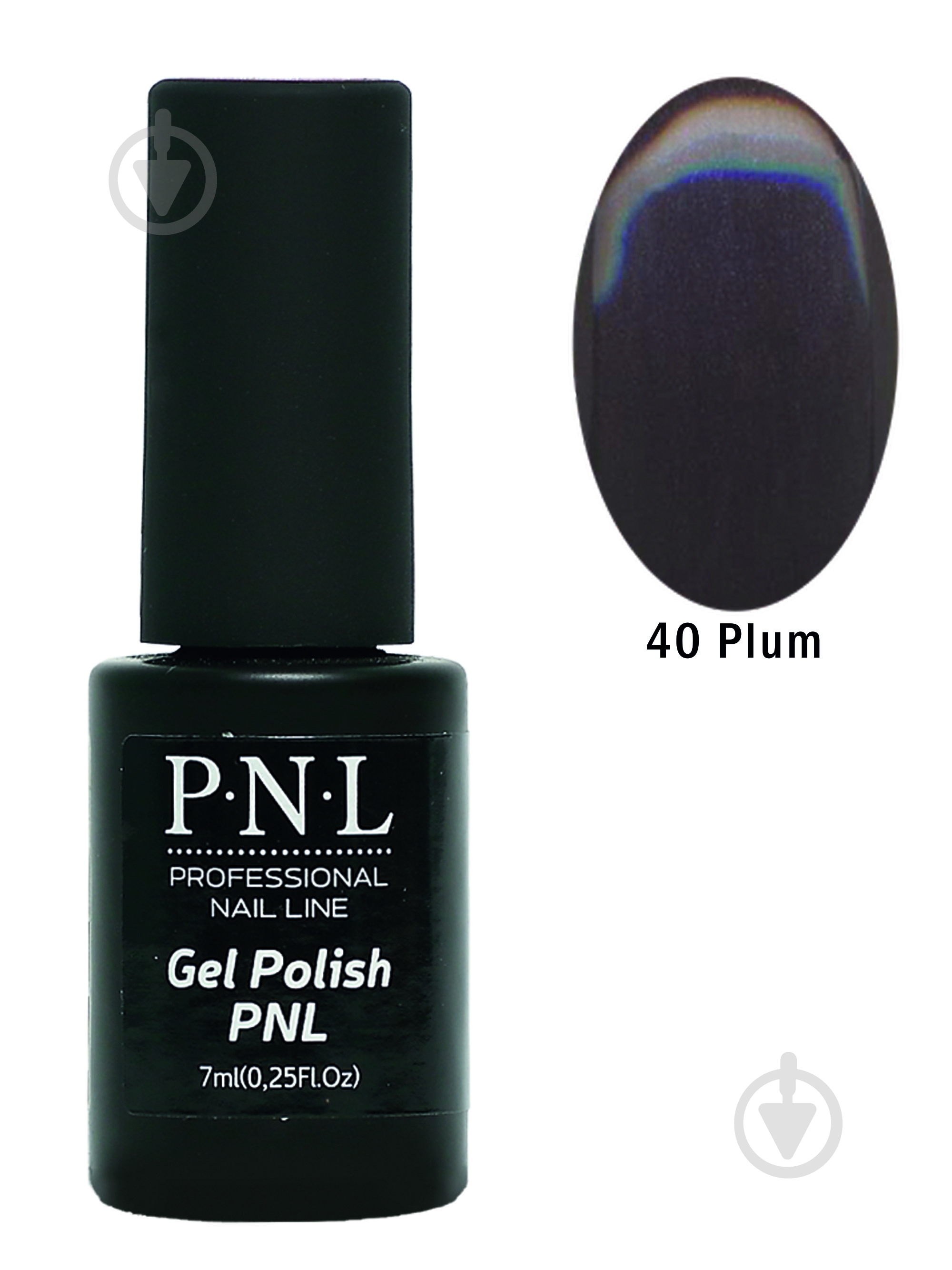 Гель-лак для нігтів P.N.L 040 Plum 7 мл - фото 1